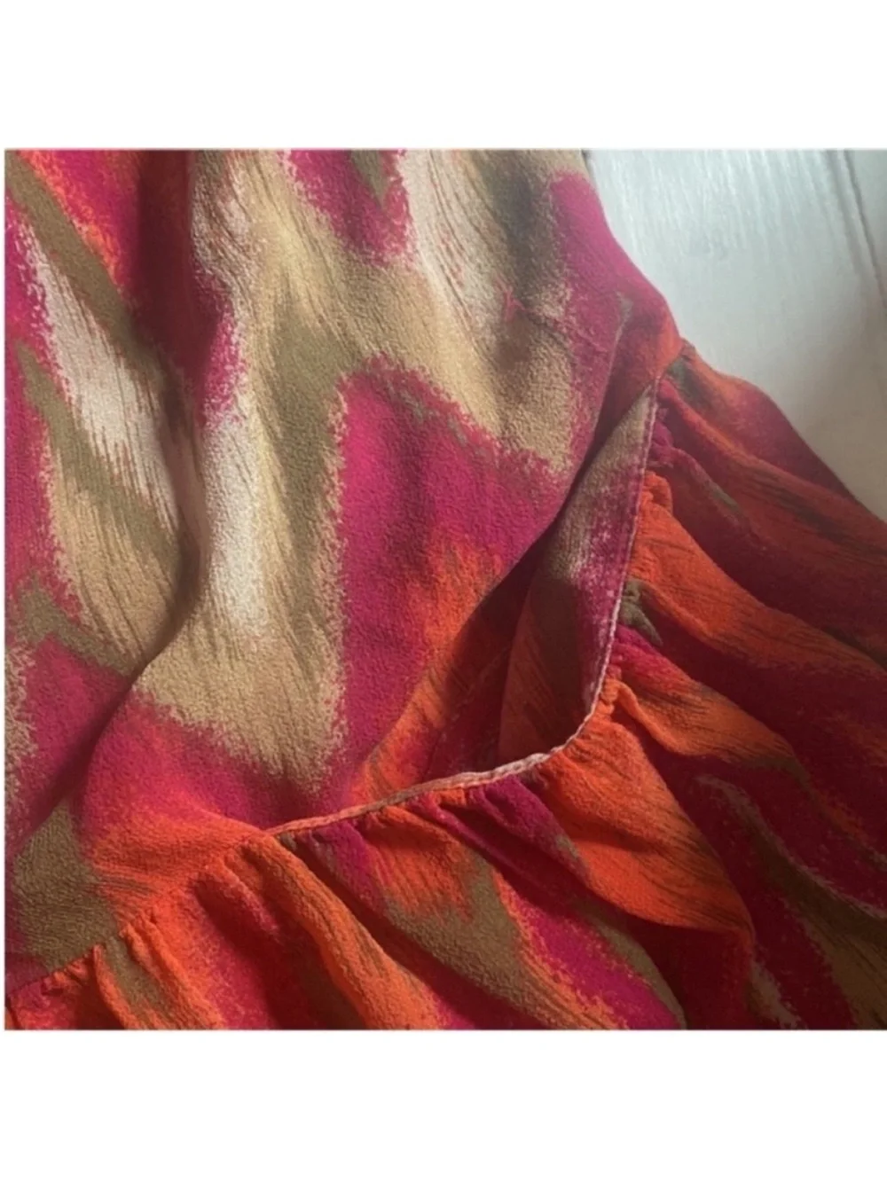 Michael Kors Mini Dress Pink Orange Size XL